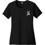 Hard Edge Hockey Ladies PosiCharge Tri-Blend Wicking Scoop Neck Raglan Tee